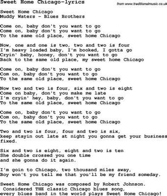 Sweet Home Chicago –  Räikeät blues-riffit ja koskettavat sanoitukset kertovat tarinan etsinnästä kodista ja perheestä.